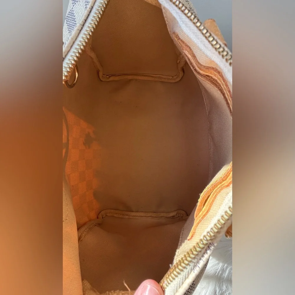 Louis Vuitton Speedy 25 Damier Azur Satchel Lock & Key - Picture 13 of 16